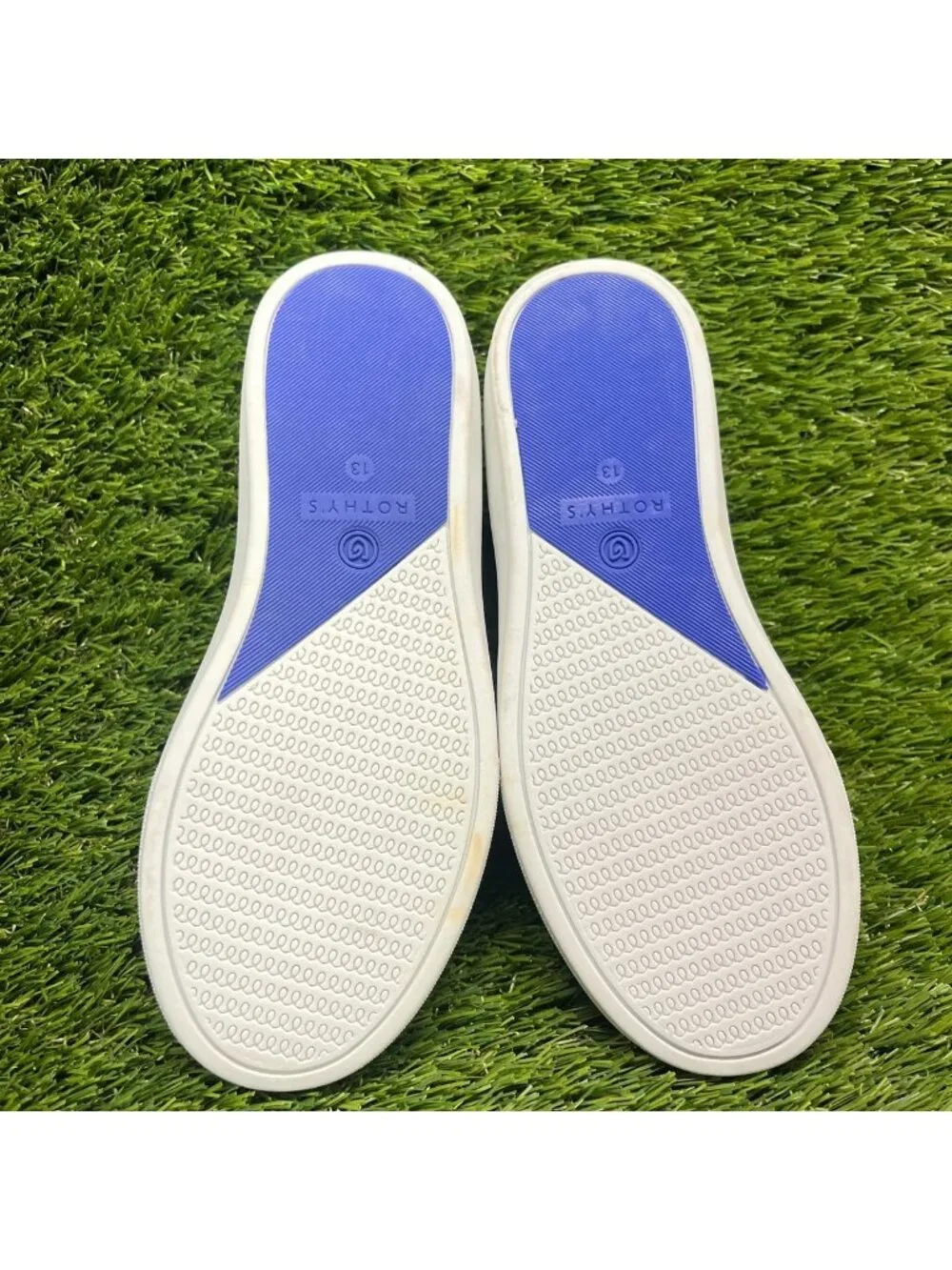 Rothy's The Kids Flame Fire Boys Size 13C White Red Casual Slip On Flats Shoes